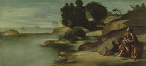 San Giovanni Evangelista in un paesaggio